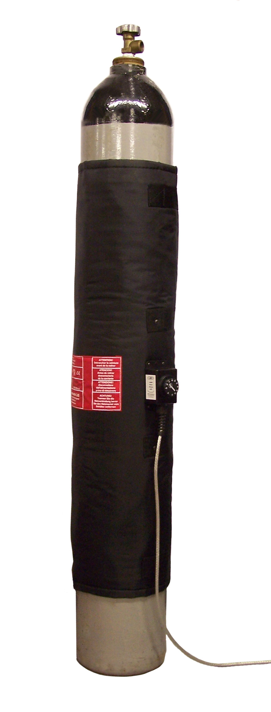 Gas Bottle Flexible Heating Jacket. Gas cylinder heating jacket